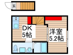 オーク加賀の物件間取画像